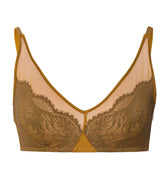 Gale Lace Accented Soft Cup Bra | Golden Cumin 70867-2803